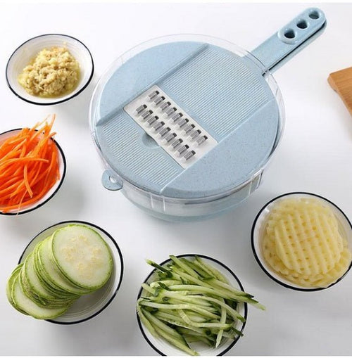 8 In 1 Mandoline Slicer Vegetable Slicer Potato Peeler Carrot Onion Grater With Strainer Vegetable Cutter Kitchen Accessories - Classy Cajuns