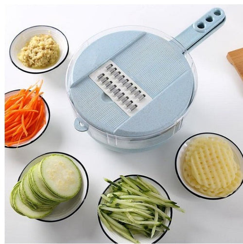 8 In 1 Mandoline Slicer Vegetable Slicer Potato Peeler Carrot Onion Grater With Strainer Vegetable Cutter Kitchen Accessories - Classy Cajuns