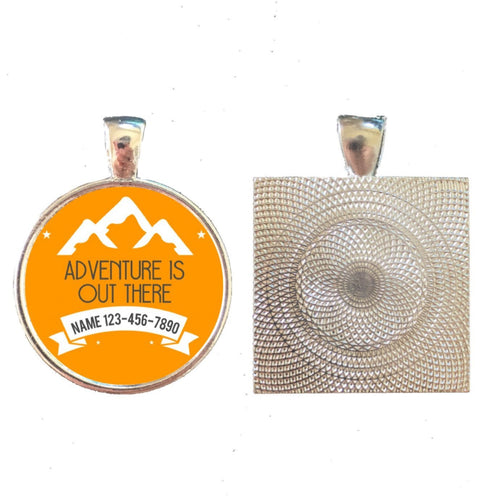 "Adventure is Out There" Personalized Dog ID Custom Pet Tag You Choose - Classy Cajuns