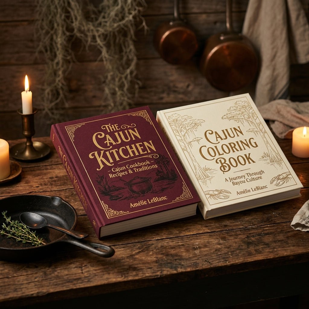 Cajun Cookbook & Coloring Book Bundle - Classy Cajuns