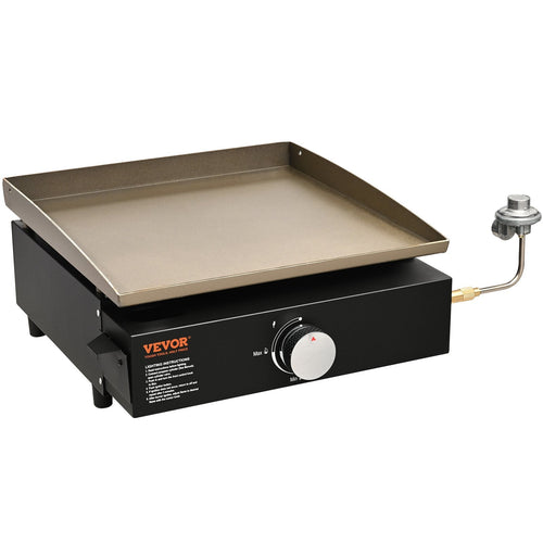 Heavy-Duty Gas Flat Top Griddle – countertop Cajun grill for blackened fish, smash burgers and Louisiana-style cooking – view 1