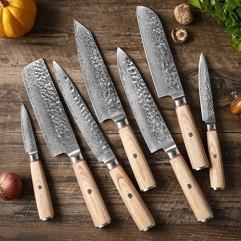 Damascus Steel Hand Kitchen Knife - Classy Cajuns