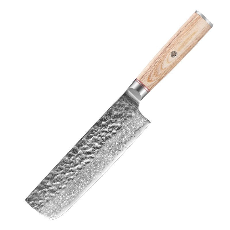 Bayou Blade Damascus Chef Knife – premium hand-forged kitchen knife for Cajun cooking, high-carbon steel blade – view 2