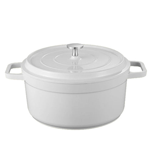 Enameled Cast Aluminum Dutch Oven with Lid Home Kitchen Enamel Stock - Classy Cajuns