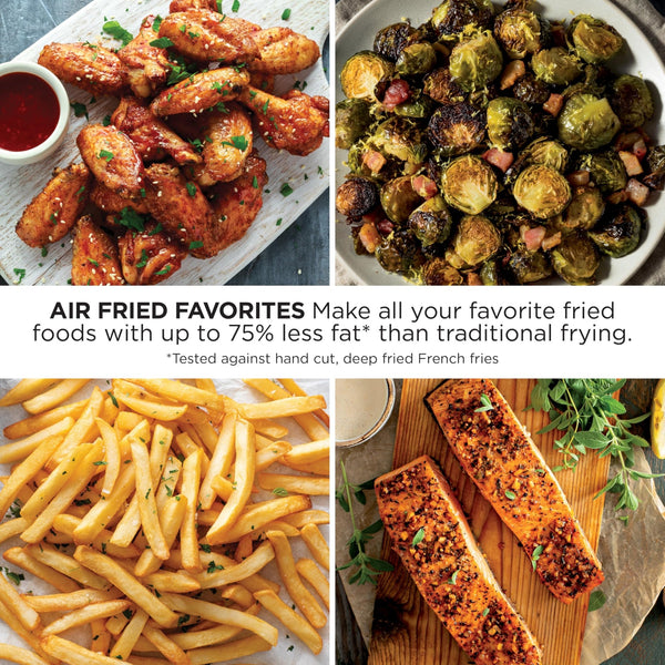 Ninja Air Fryer | 4 QT Capacity | 4-in-1 Roast, Crisp, Roast, Reheats, & Dehydrates | Dishwasher Safe Parts | 105°F-400°F | Includes 20 Easy & Healthy Recipes | 1550 watt | Grey | AF101 - Classy Cajuns