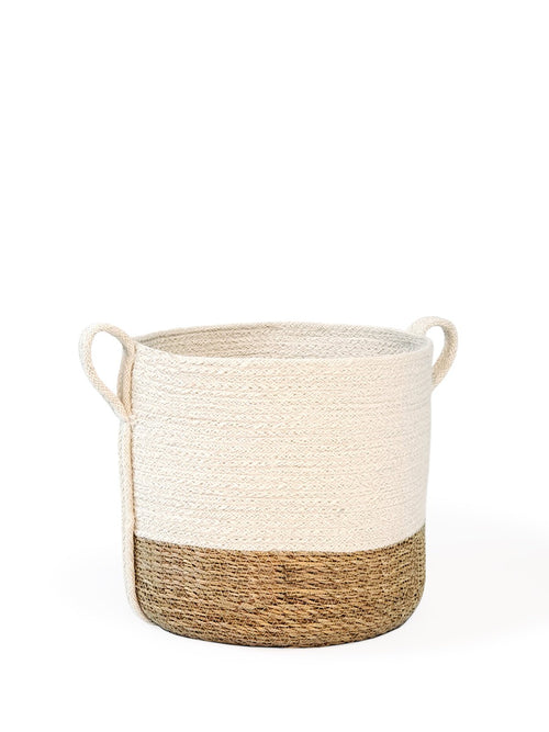 Handwoven Natural Fiber Storage Basket – Cajun kitchen organizer for produce, pantry staples and Louisiana home storage – view 2