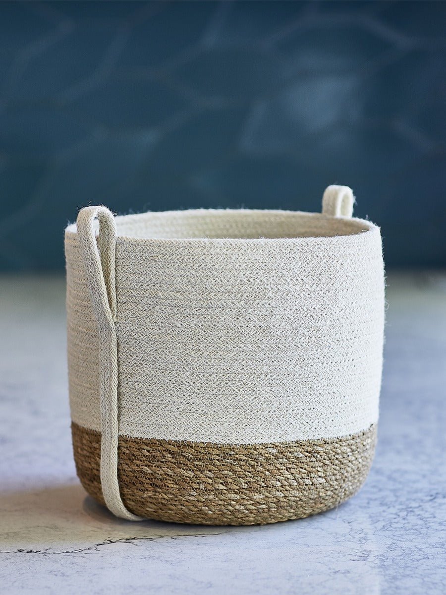 Savar Basket with Side Handle - Classy Cajuns
