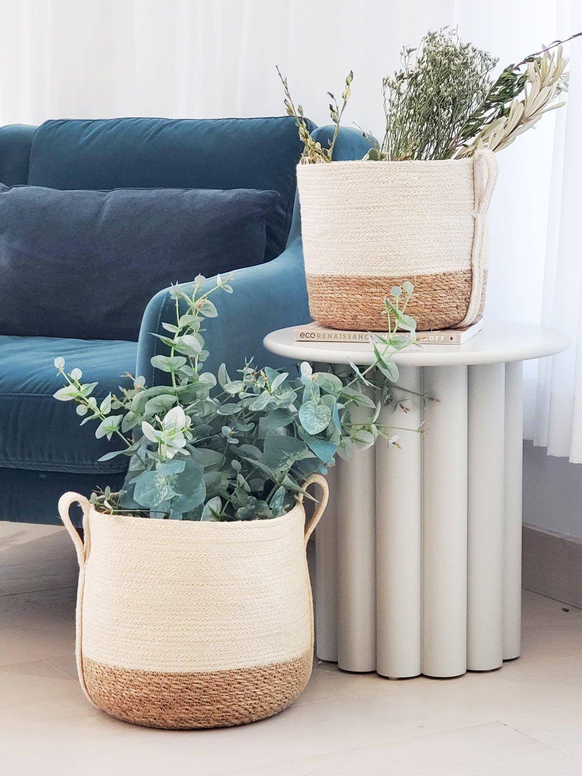 Savar Basket with Side Handle - Classy Cajuns